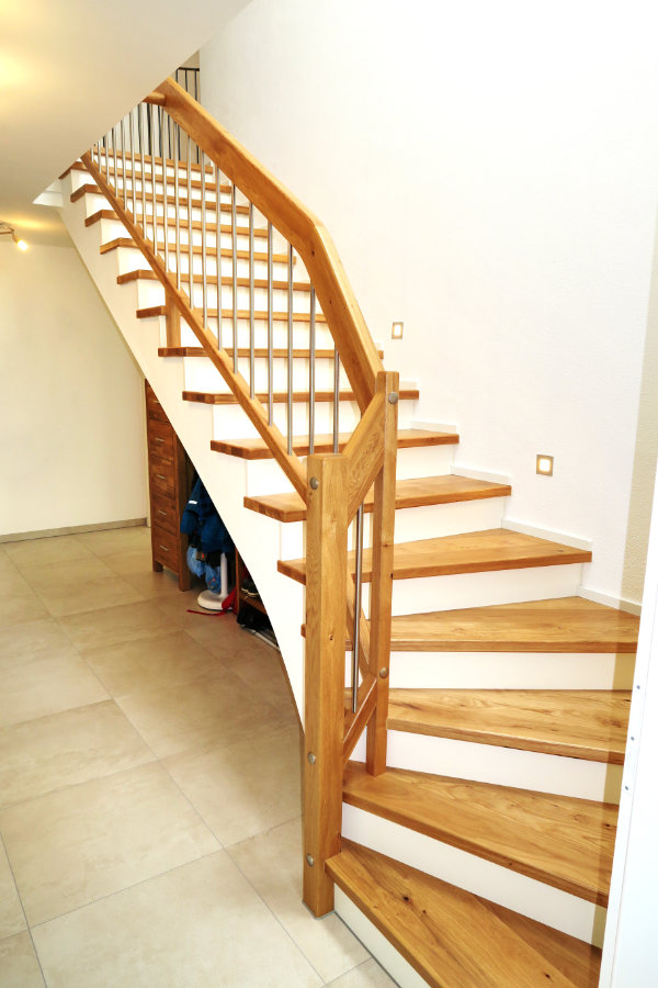 Gewendelte Treppe im Bestand